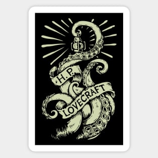 H.P. Lovecraft Tentacles Lantern Magnet